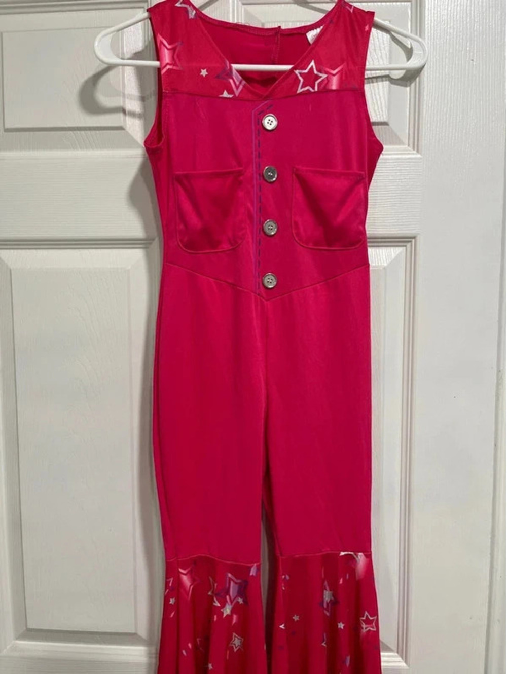 Girls Medium 7/8 Barbie pink costume Halloween holiday dress up